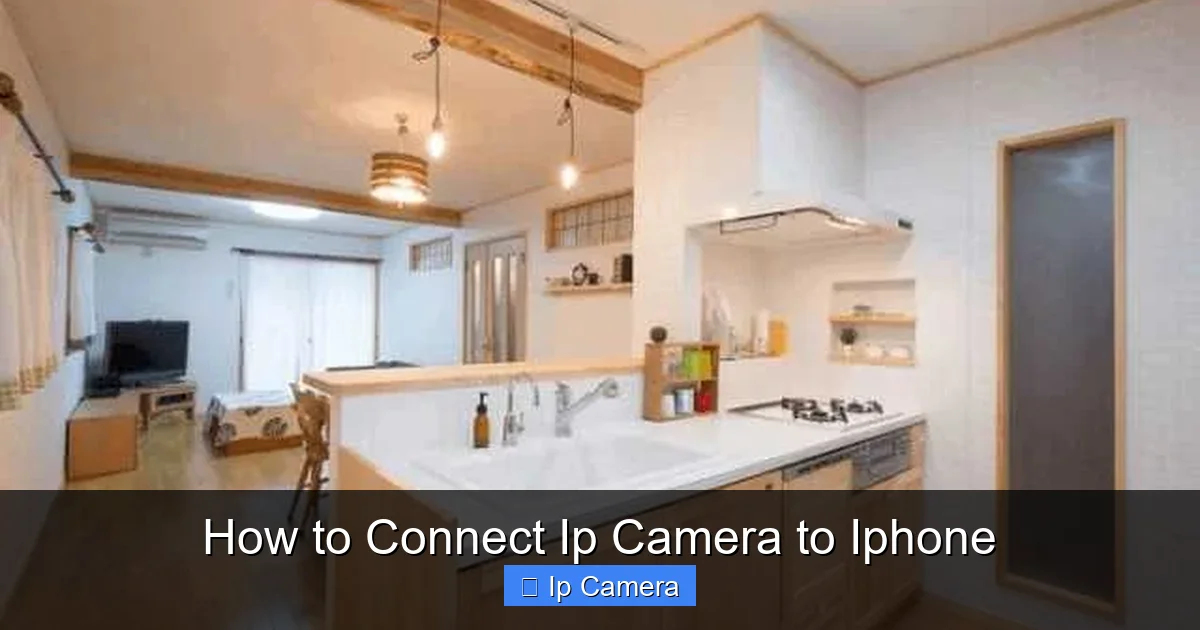 How to Connect Ip Camera to Iphone