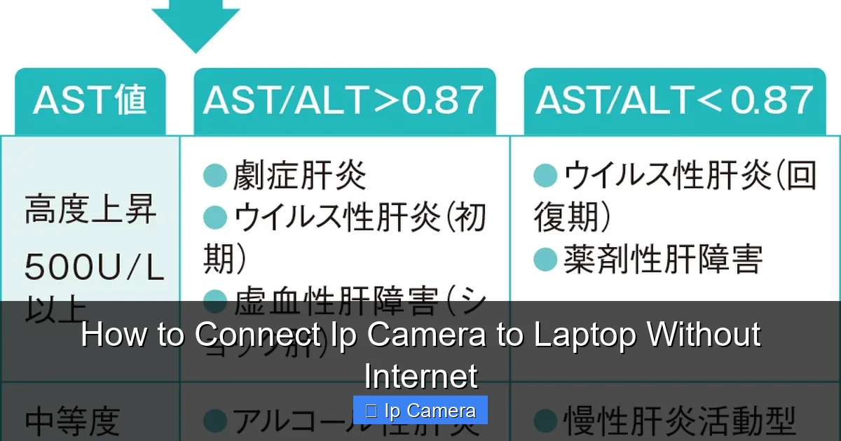 How to Connect Ip Camera to Laptop Without Internet