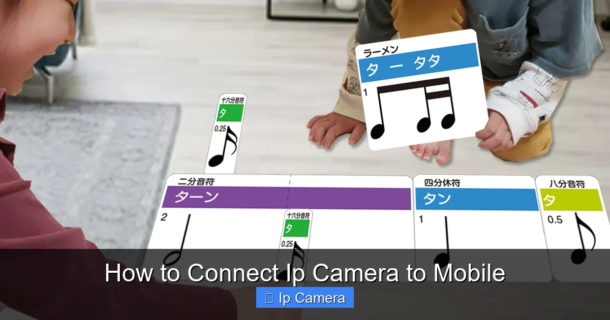 How to Connect Ip Camera to Mobile