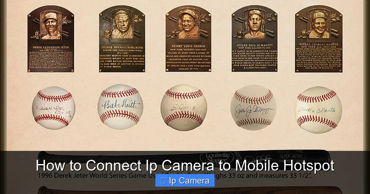 How to Connect Ip Camera to Mobile Hotspot