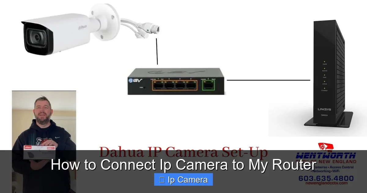 How to Connect Ip Camera to My Router