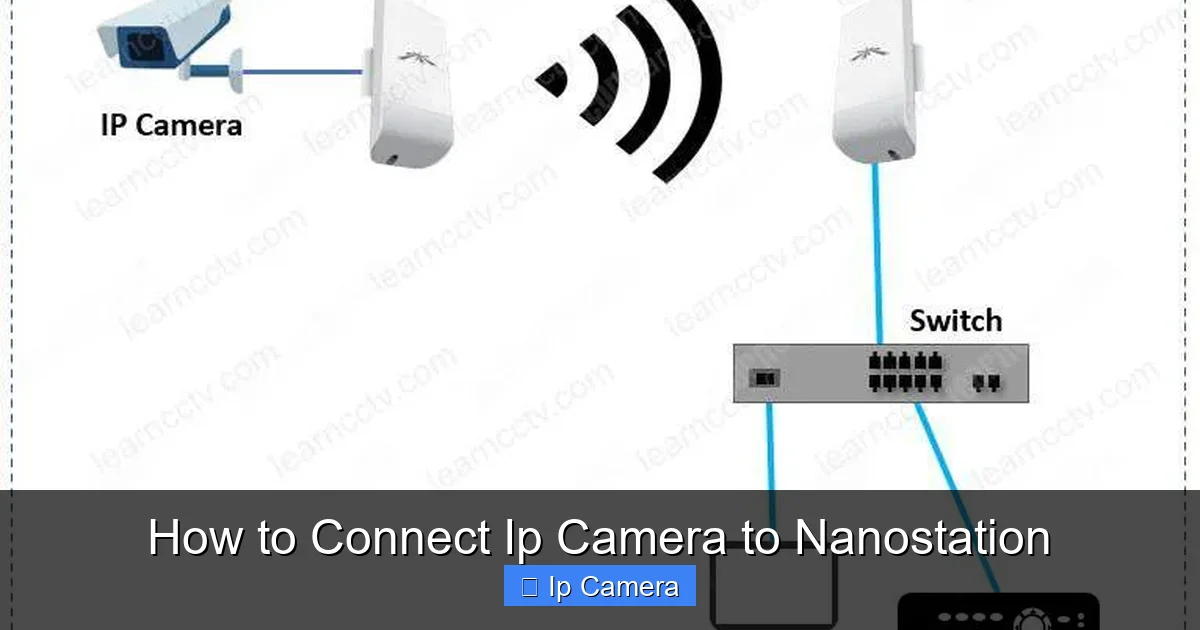 How to Connect Ip Camera to Nanostation