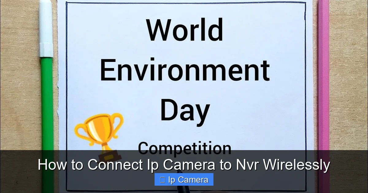How to Connect Ip Camera to Nvr Wirelessly