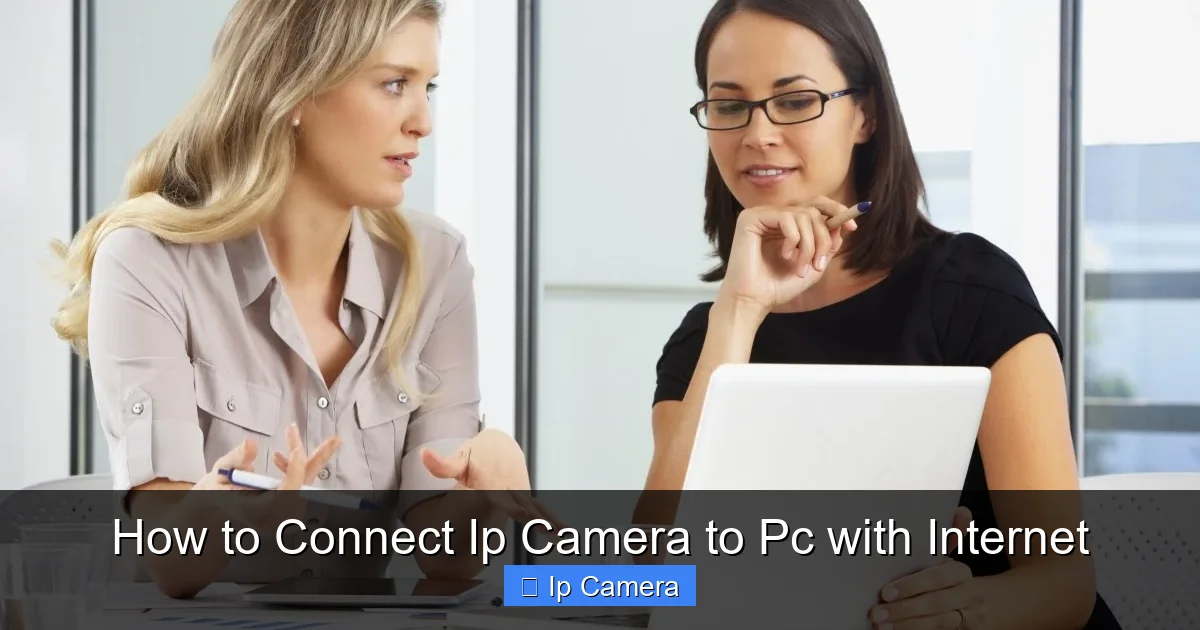 How to Connect Ip Camera to Pc with Internet