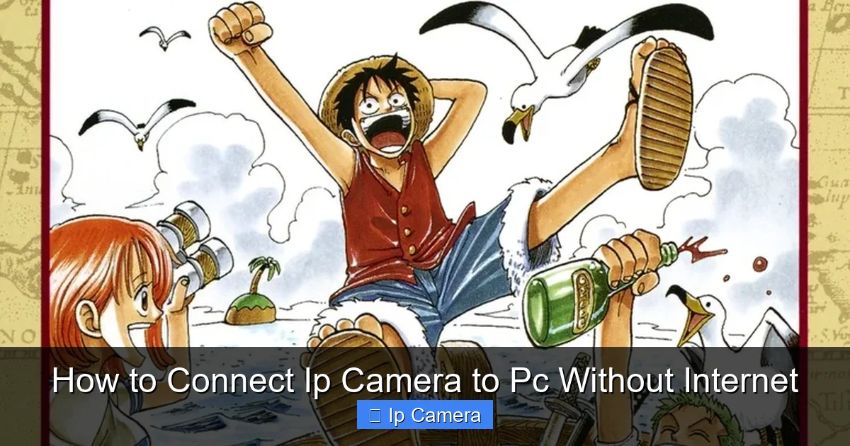 How to Connect Ip Camera to Pc Without Internet