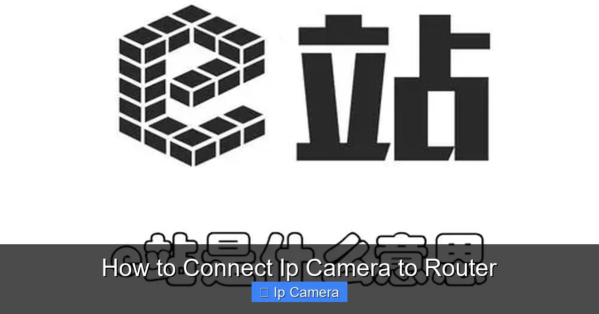 How to Connect Ip Camera to Router