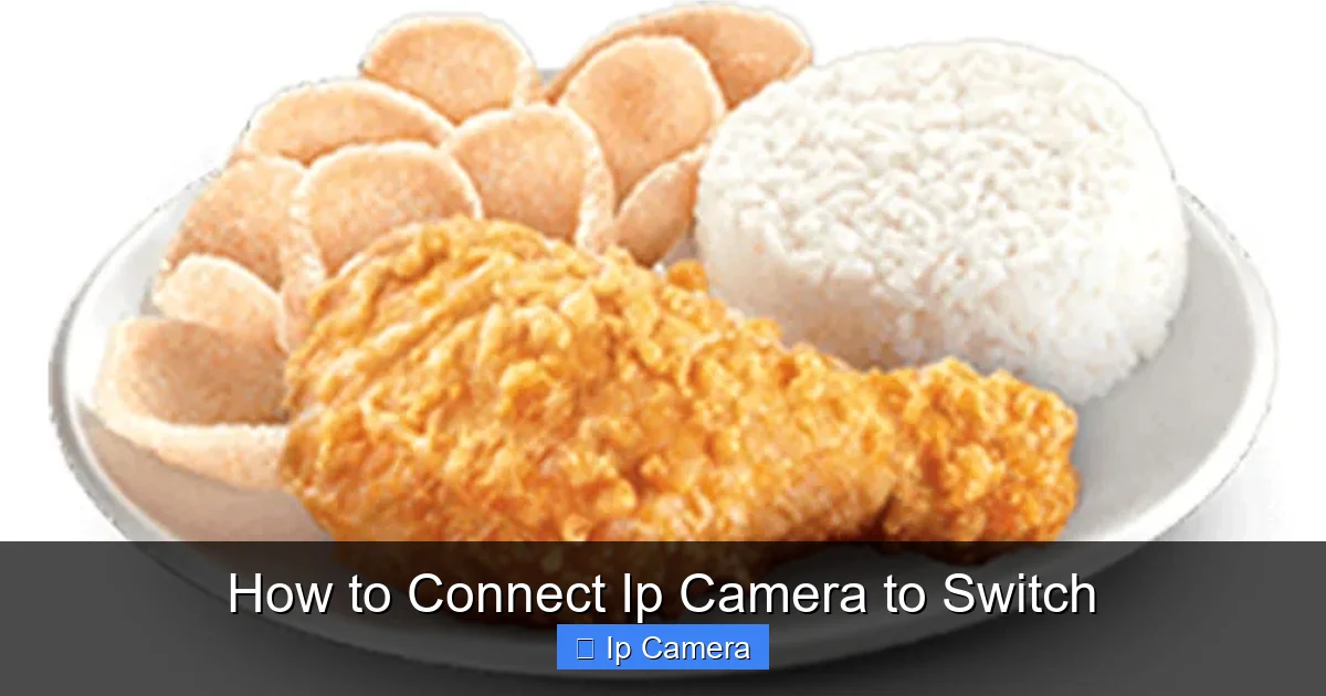 How to Connect Ip Camera to Switch
