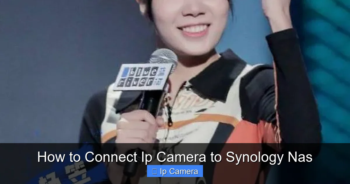 How to Connect Ip Camera to Synology Nas
