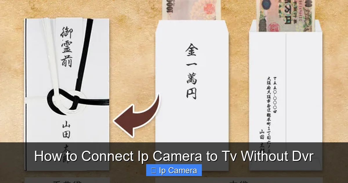 How to Connect Ip Camera to Tv Without Dvr