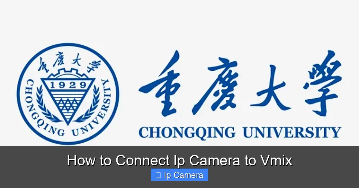 How to Connect Ip Camera to Vmix