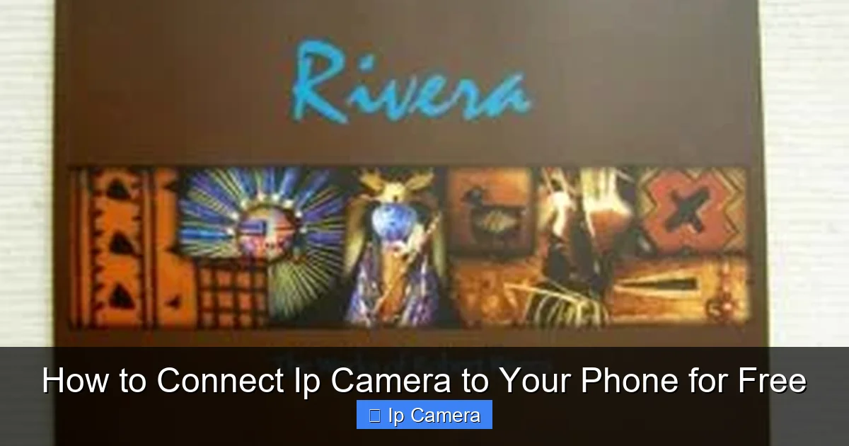 How to Connect Ip Camera to Your Phone for Free
