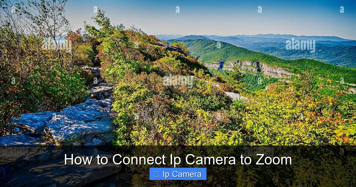 How to Connect Ip Camera to Zoom