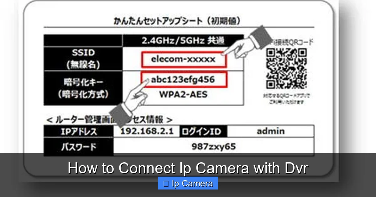 How to Connect Ip Camera with Dvr