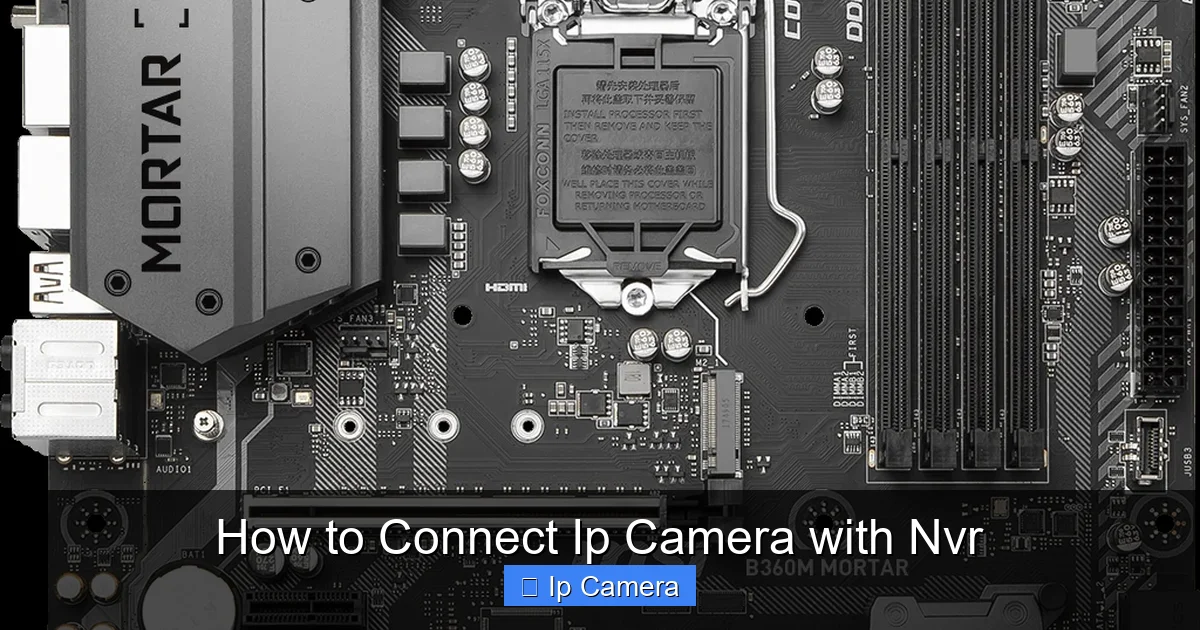How to Connect Ip Camera with Nvr