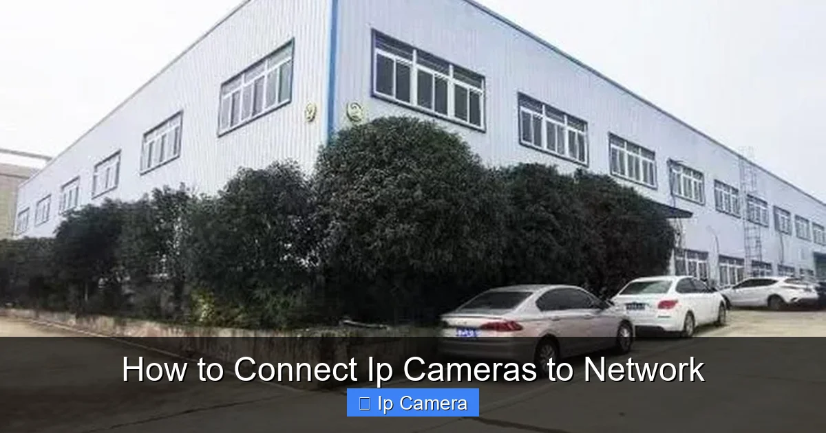How to Connect Ip Cameras to Network