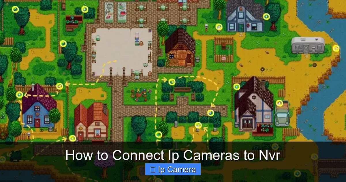 How to Connect Ip Cameras to Nvr