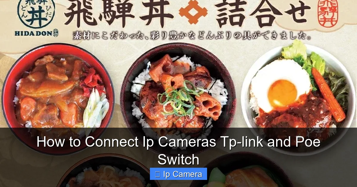 How to Connect Ip Cameras Tp-link and Poe Switch