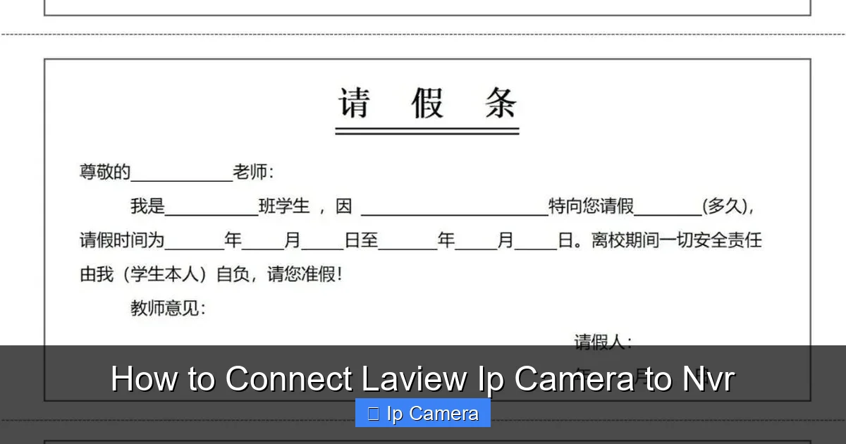 How to Connect Laview Ip Camera to Nvr