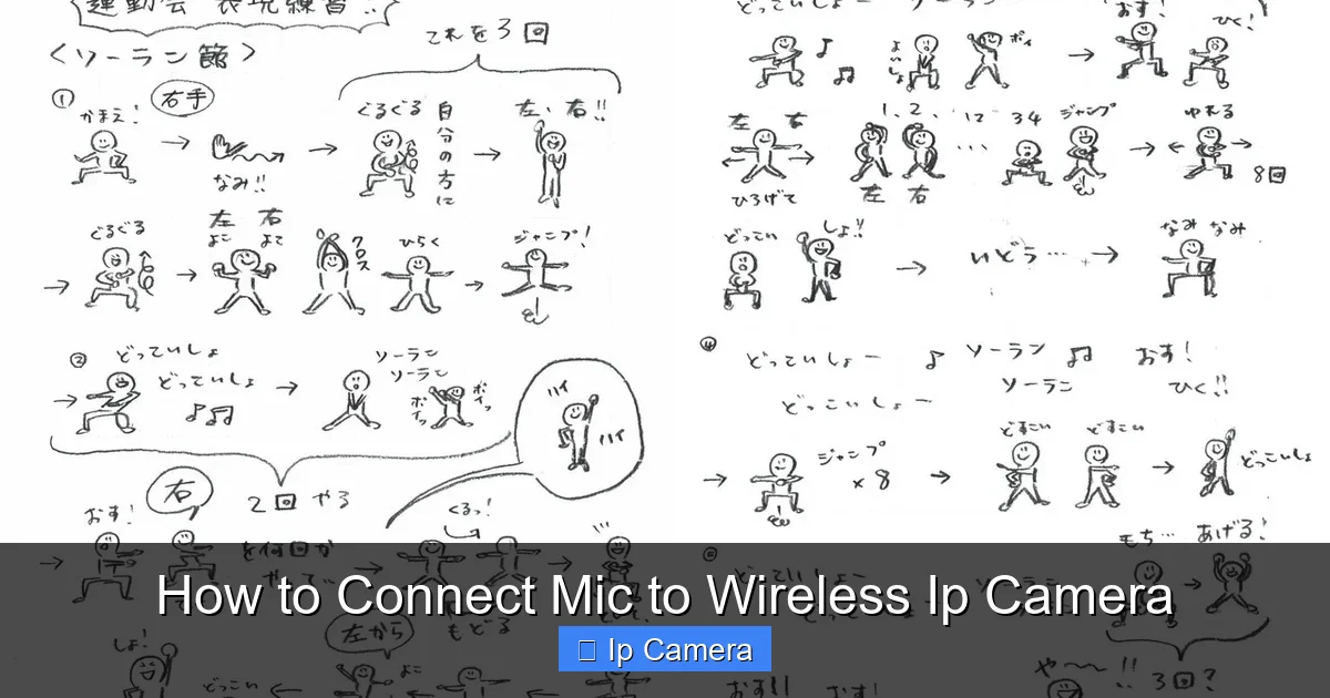 How to Connect Mic to Wireless Ip Camera