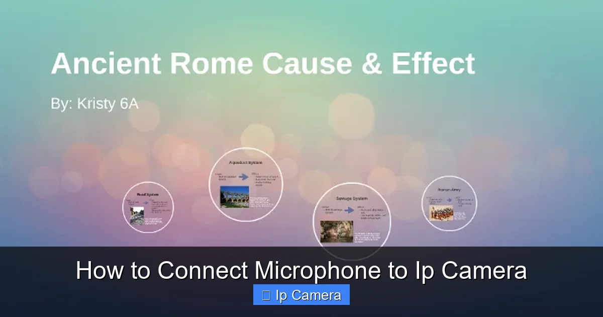 How to Connect Microphone to Ip Camera