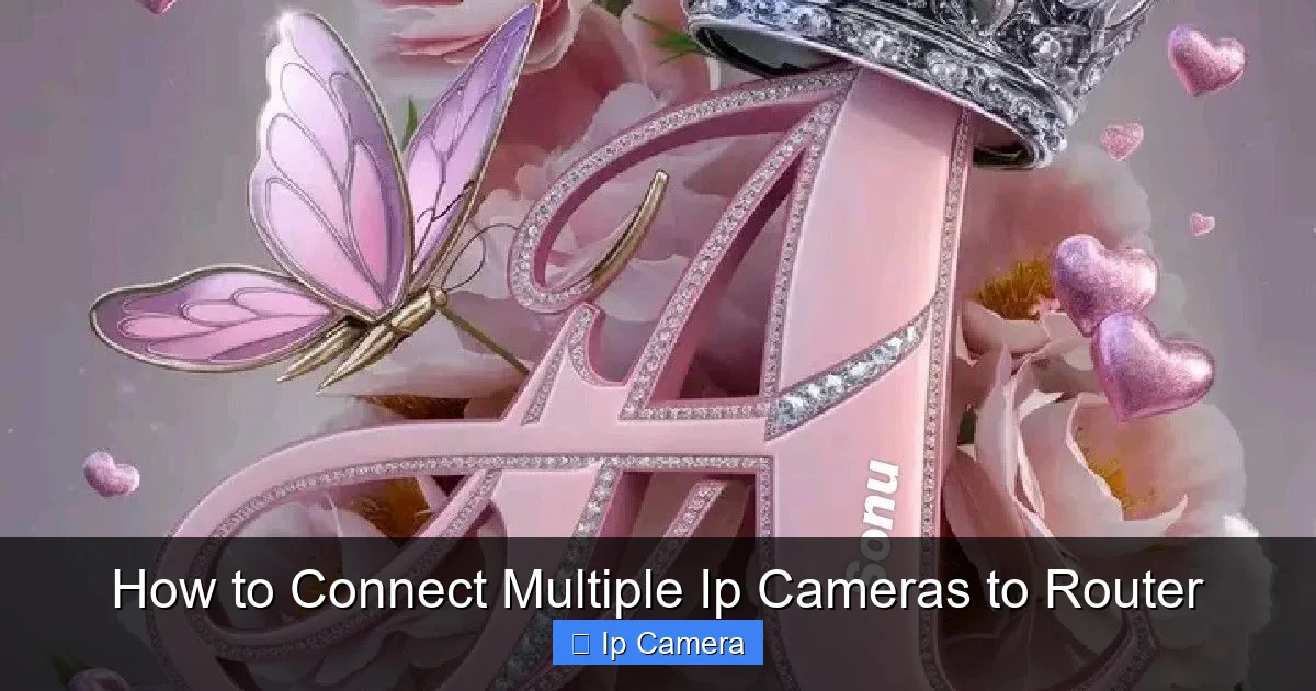 How to Connect Multiple Ip Cameras to Router
