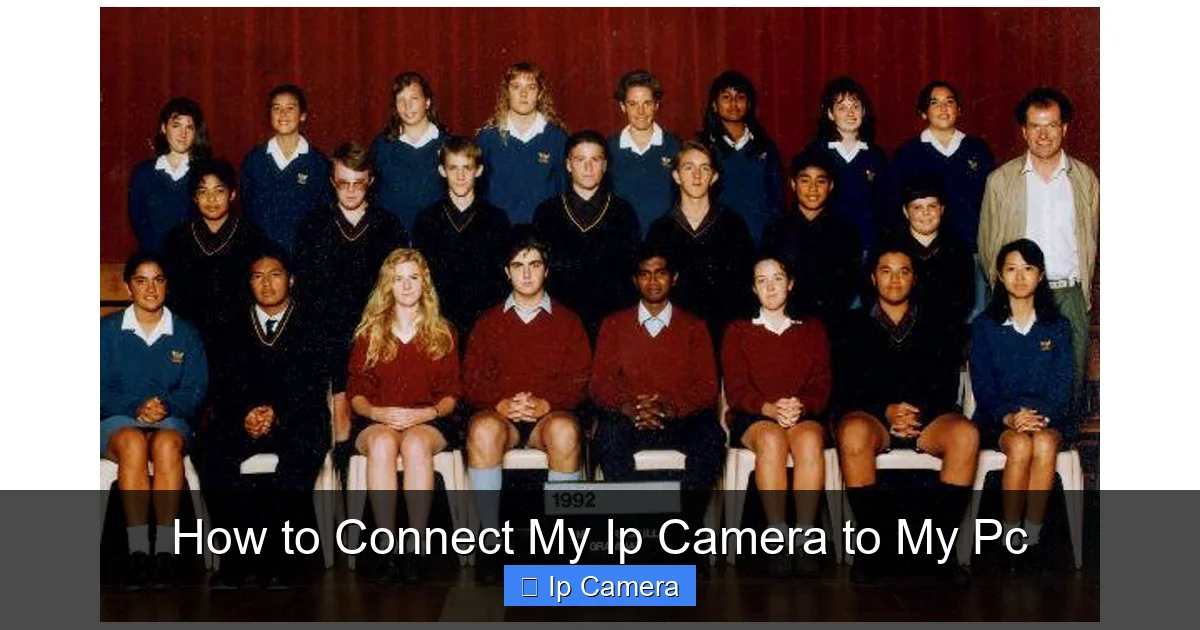 How to Connect My Ip Camera to My Pc