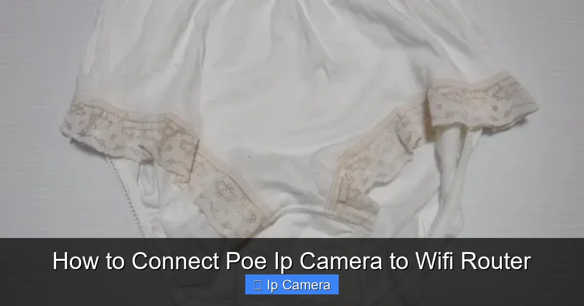 How to Connect Poe Ip Camera to Wifi Router