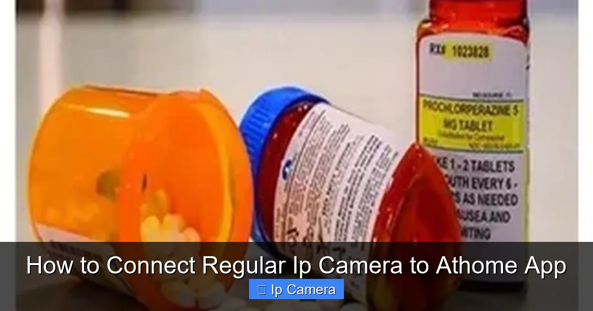 How to Connect Regular Ip Camera to Athome App