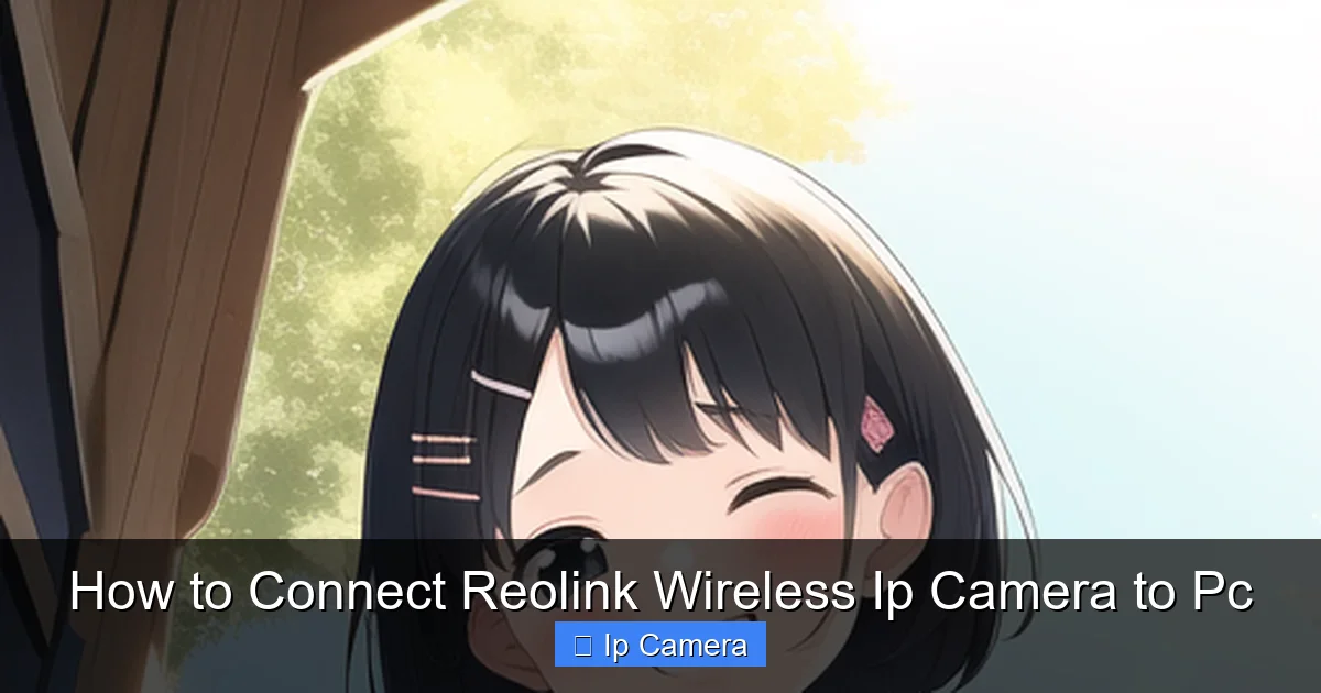 How to Connect Reolink Wireless Ip Camera to Pc