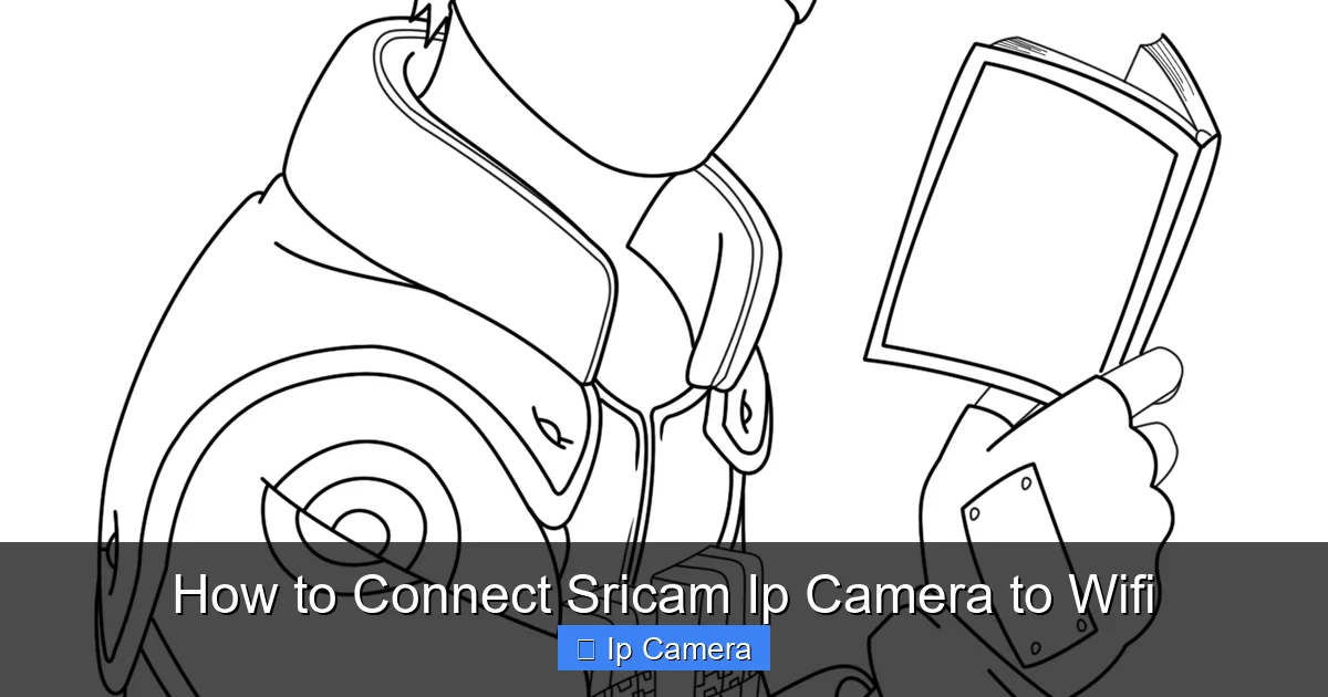 How to Connect Sricam Ip Camera to Wifi