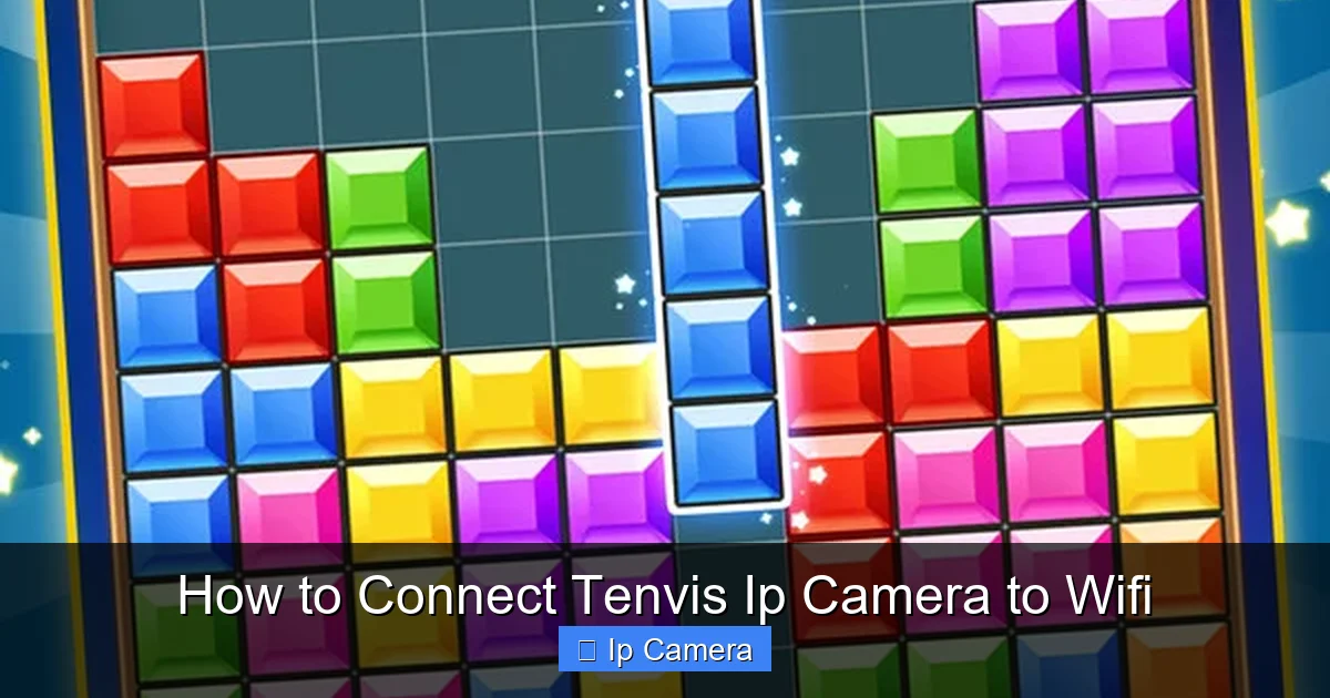 How to Connect Tenvis Ip Camera to Wifi
