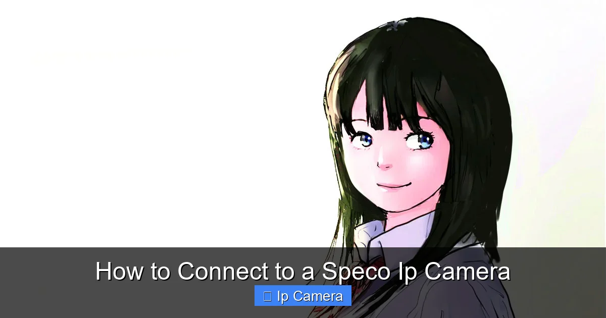 How to Connect to a Speco Ip Camera