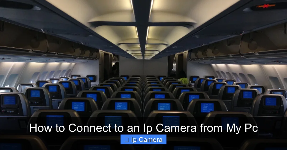 How to Connect to an Ip Camera from My Pc