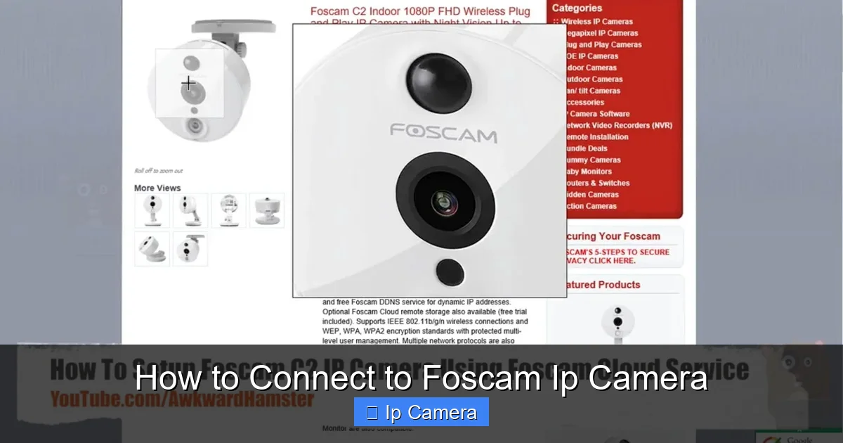 How to Connect to Foscam Ip Camera