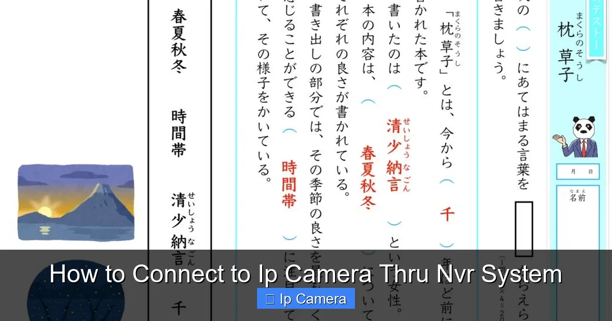 How to Connect to Ip Camera Thru Nvr System