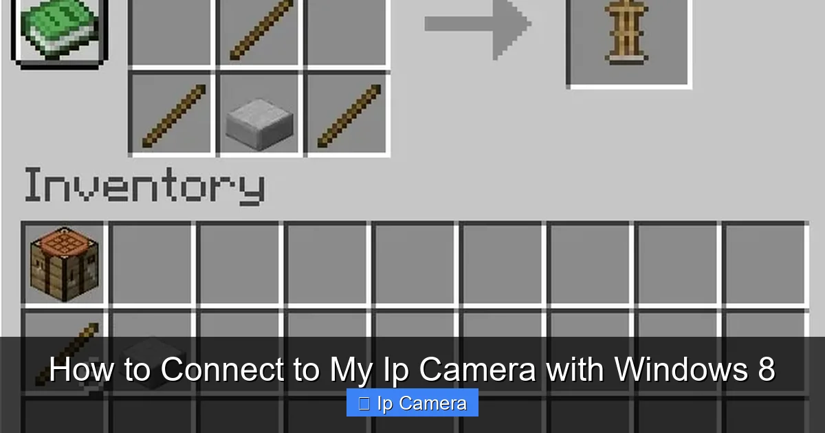 How to Connect to My Ip Camera with Windows 8