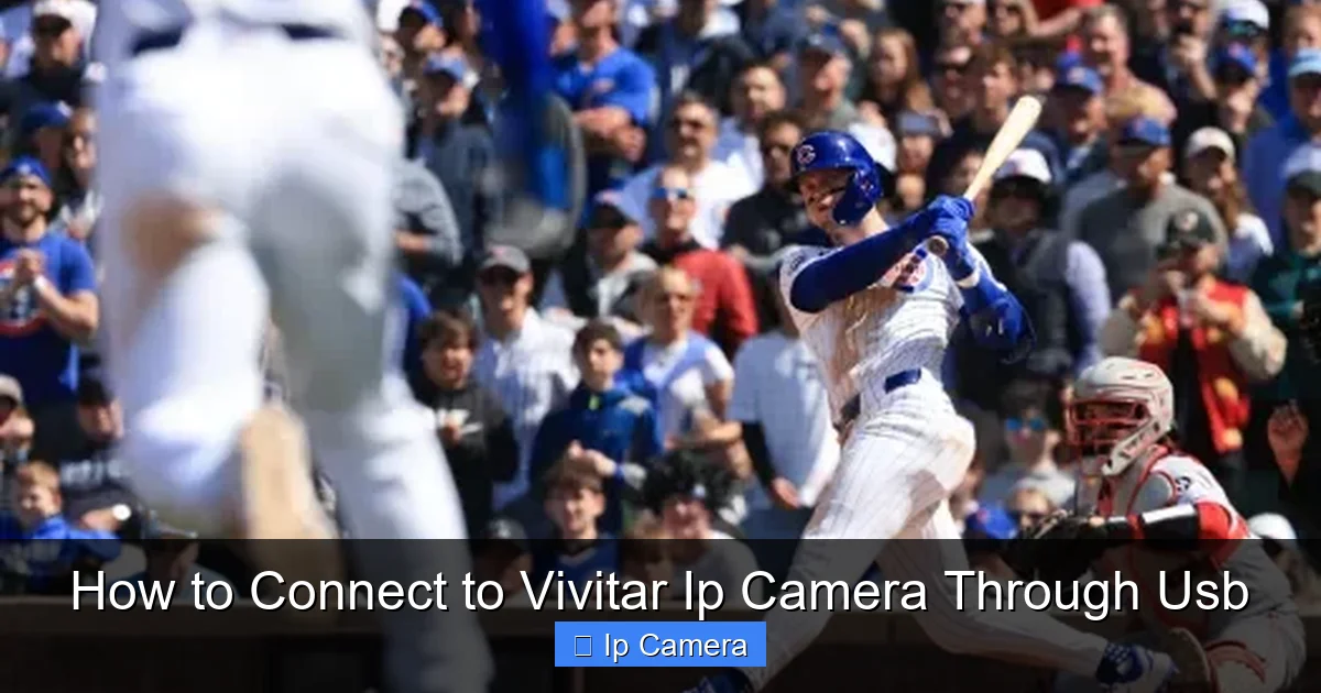 How to Connect to Vivitar Ip Camera Through Usb