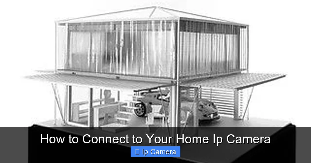 How to Connect to Your Home Ip Camera