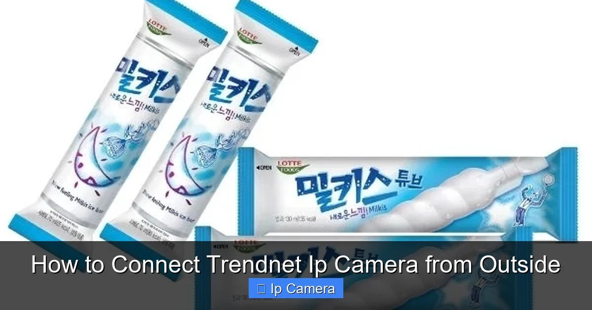 How to Connect Trendnet Ip Camera from Outside