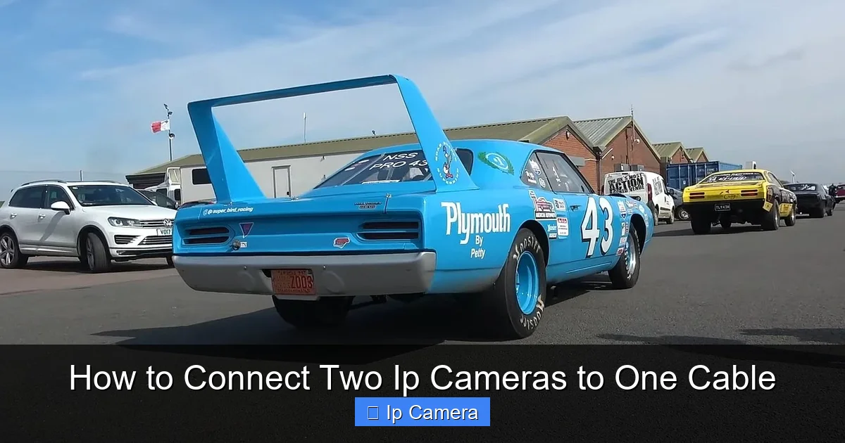 How to Connect Two Ip Cameras to One Cable