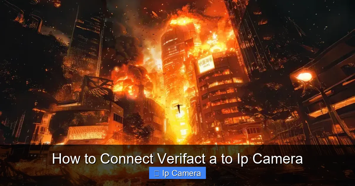 How to Connect Verifact a to Ip Camera