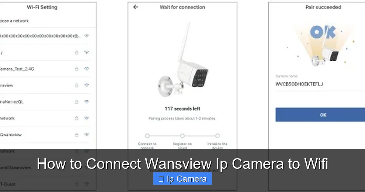 How to Connect Wansview Ip Camera to Wifi