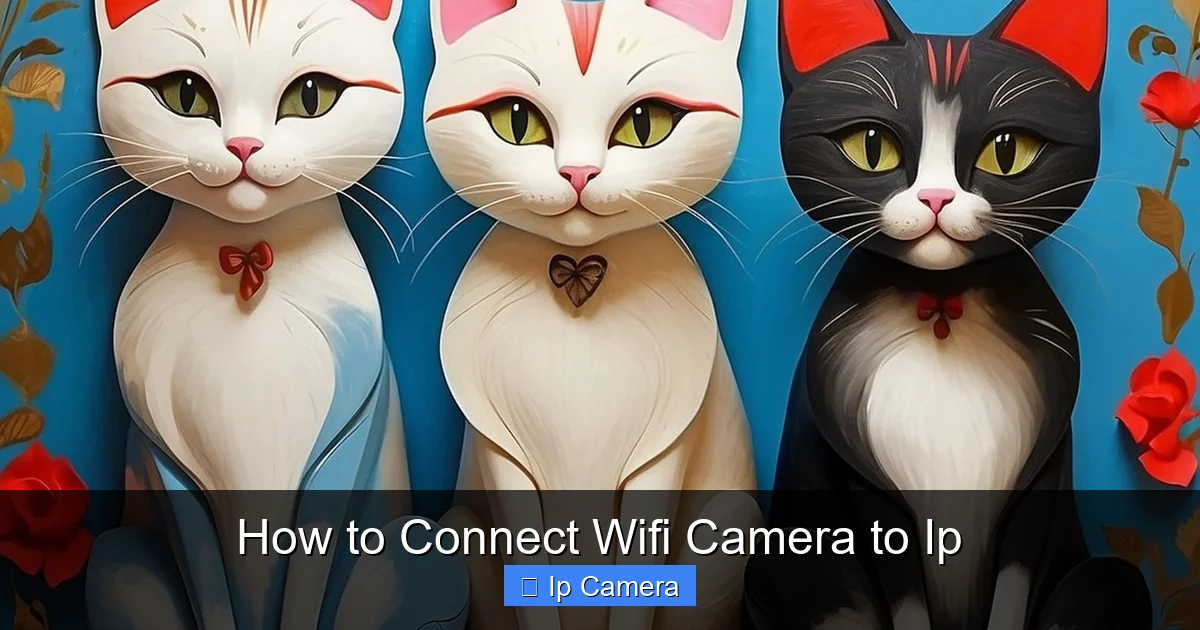 How to Connect Wifi Camera to Ip