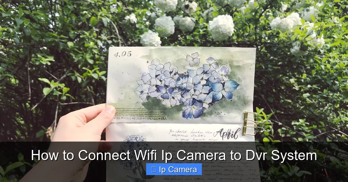 How to Connect Wifi Ip Camera to Dvr System