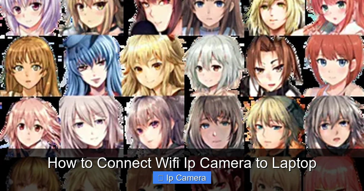 How to Connect Wifi Ip Camera to Laptop