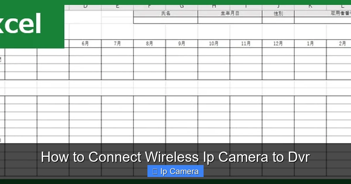 How to Connect Wireless Ip Camera to Dvr