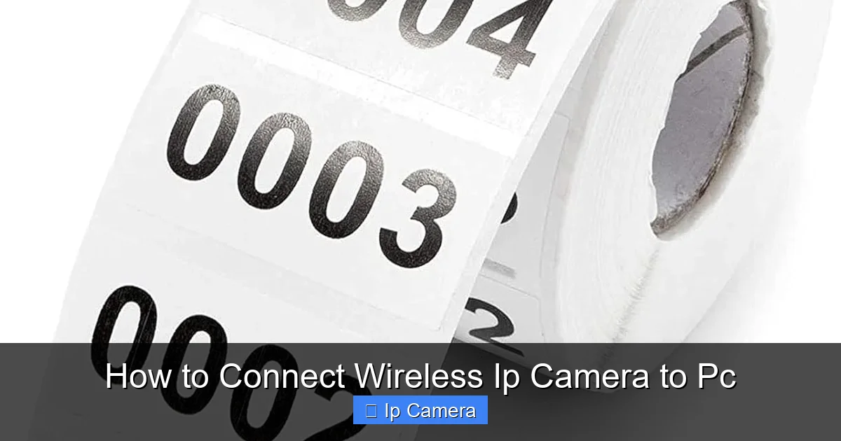 How to Connect Wireless Ip Camera to Pc
