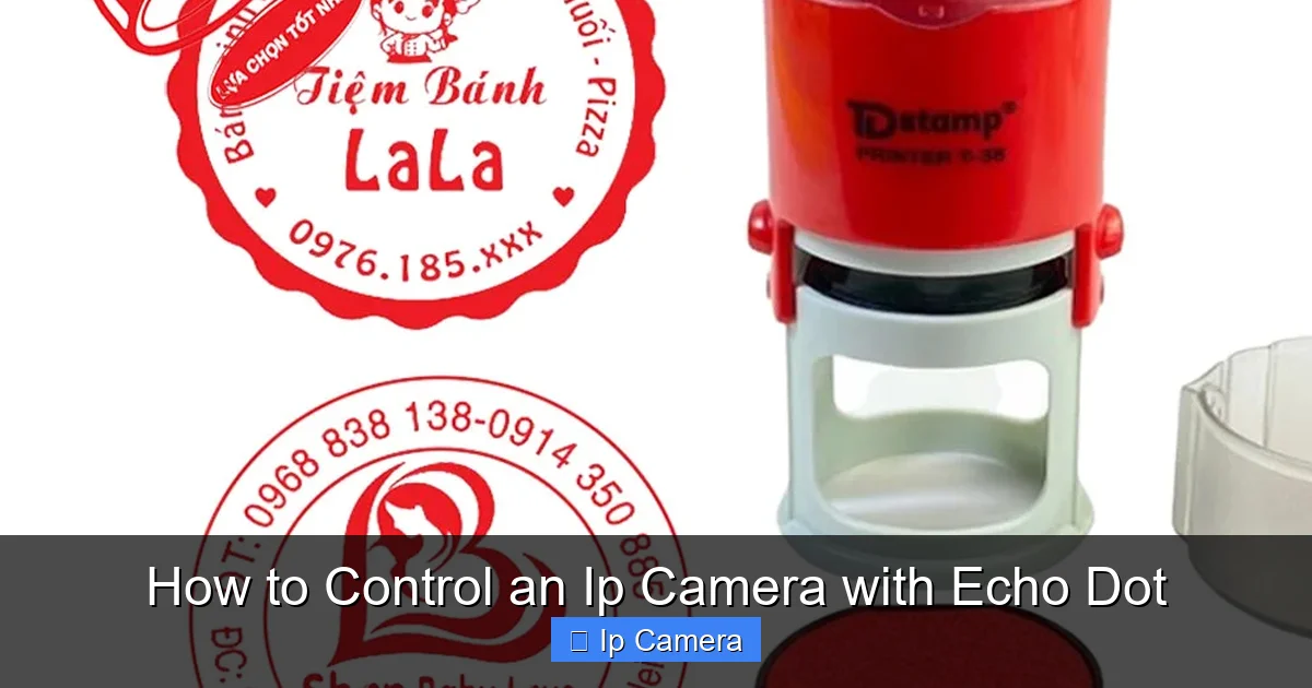 How to Control an Ip Camera with Echo Dot