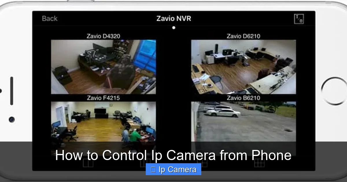 How to Control Ip Camera from Phone