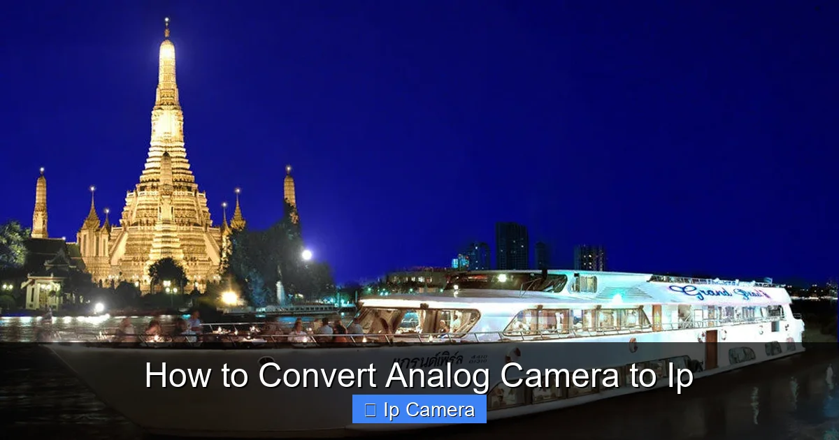 How to Convert Analog Camera to Ip
